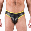 Mutandina Uomo In Neoprene Nero Con Bordo Giallo Aperta Dietro Taglia S 136189 Open For Now Bottoms – Yellow Salute e cura della persona/Erotismo e contraccezione/Abbigliamento erotico/Uomo/Slip Kondorama - Martinsicuro, Commerciovirtuoso.it