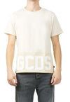 GCDS T-SHIRT BAND LOGO NYLON REGULAR T-SHIRT da uomo