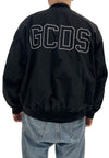 GCDS Giubbotto LOGO REGULAR NYLON VARSITY BOMBER da uomo