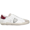 Philippe Model sneaker uomo philippe model - prsx low man - bordeaux da uomo