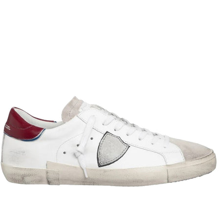 Philippe Model sneaker uomo philippe model - prsx low man - bordeaux da uomo