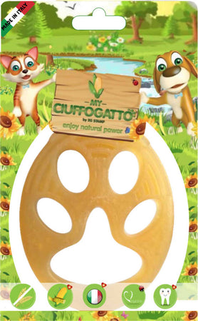 My Zampotto vegetale - zampa gioco vegetale masticabile biodegradabile per pulizia dentale Zampotto gioco vegetale educativo biodegradabile masticabile per cani e gatti MY CIUFFOGATTO® per cani e gatti, Commerciovirtuoso.it