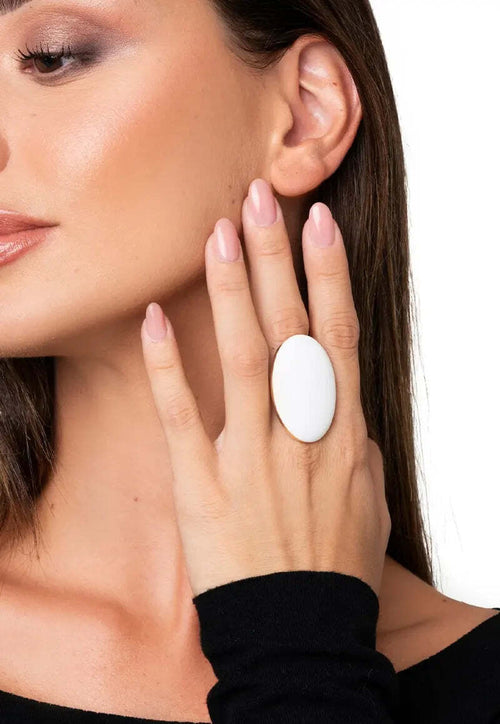 MYA-ACCESSORIES-|-Anello-regolabile-in-metallo-con-placchetta-ovale-smaltata
