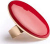 MYA-ACCESSORIES-|-Anello-regolabile-in-metallo-con-placchetta-ovale-smaltata
