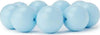 MYA-ACCESSORIES-|-Bracciale-con-sfere-XXL-elastico-in-acrilico-celeste