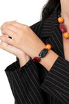 MYA-ACCESSORIES-|-Bracciale-elastico-con-pietre-in-acrilico-multicolore
