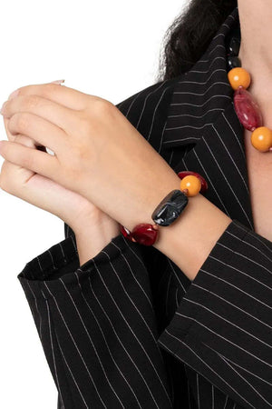 MYA-ACCESSORIES-|-Bracciale-elastico-con-pietre-in-acrilico-multicolore