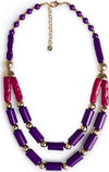 MYA-ACCESSORIES-|-Collana-a-due-fili-in-resina