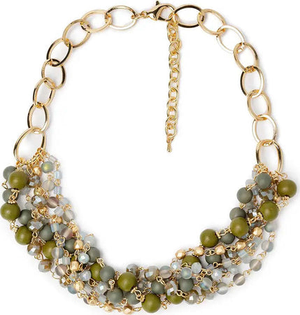 MYA-ACCESSORIES-|-Collana-corta-multilinee-con-pietre