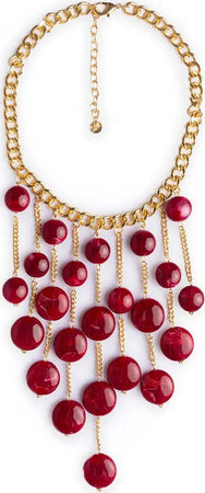 MYA-ACCESSORIES-|-Collana-girocollo-a-catena-con-pietre-pendenti