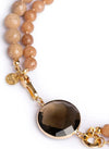 MYA-ACCESSORIES-|-Collana-girocollo-con-doppio-filo-di-pietre-dure