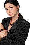 MYA-ACCESSORIES-|-Collana-girocollo-con-pietre-in-acrilico-multicolore