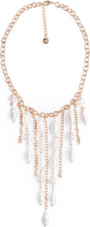 MYA-ACCESSORIES-|-Collana-girocollo-con-pietre-in-acrilico-perlate-pendenti