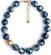 MYA-ACCESSORIES-|-Collana-girocollo-con-sfere-dalle-nuances-blu