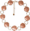 MYA-ACCESSORIES-|-Collana-girocollo-in-metallo-con-cerchi-marmorizzati
