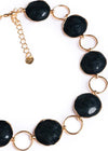 MYA-ACCESSORIES-|-Collana-girocollo-in-metallo-con-cerchi-marmorizzati