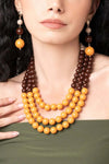 MYA-ACCESSORIES-|-Collana-girocollo-multilinee-con-sfere-in-acrilico