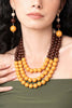 MYA-ACCESSORIES-|-Collana-girocollo-multilinee-con-sfere-in-acrilico