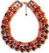 MYA-ACCESSORIES-|-Collana-girocollo-multilinee-in-acrilico-arancio