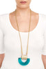 MYA-ACCESSORIES-|-Collana-lunga-con-pendente-circolare