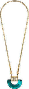 MYA-ACCESSORIES-|-Collana-lunga-con-pendente-circolare