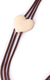 MYA-ACCESSORIES-|-Collana-multifilo-con-laccio-bronzato-con-inserto-cuore-in-acrilico