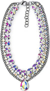 MYA-ACCESSORIES-|-Girocollo-in-metallo-gun-con-pietre-in-vetro