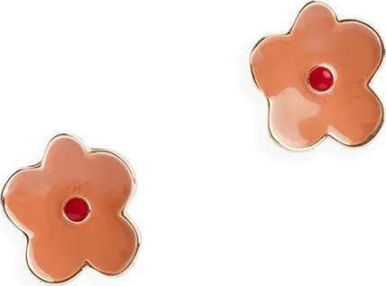 MYA-ACCESSORIES-|-Orecchini-in-metallo-con-fiore-smaltato