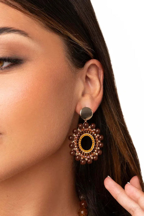 MYA-ACCESSORIES-|-Orecchini-pendenti-base-circolare-pietre-acrilico