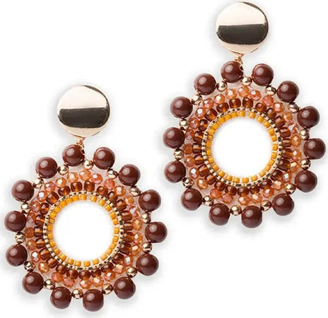 MYA-ACCESSORIES-|-Orecchini-pendenti-base-circolare-pietre-acrilico