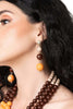 MYA-ACCESSORIES-|-Orecchini-pendenti-con-tre-sfere-in-acrilico