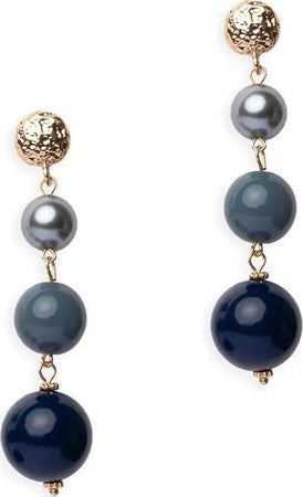 MYA-ACCESSORIES-|-Orecchini-pendenti-con-tre-sfere-in-acrilico