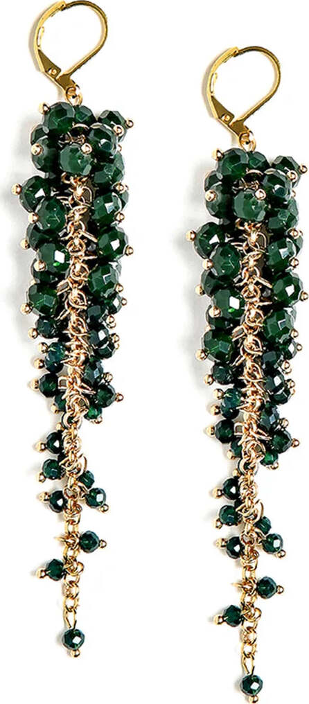 Mya Accessories | Orecchini Pendenti Da Donna Eleganti Con Minerali Grezzi Verdi Moda/Bijoux a piccoli prezzi/Orecchini/Gocce e pendenti You Store - Messina, Commerciovirtuoso.it