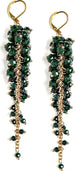 Mya Accessories | Orecchini Pendenti Da Donna Eleganti Con Minerali Grezzi Verdi Moda/Bijoux a piccoli prezzi/Orecchini/Gocce e pendenti You Store - Messina, Commerciovirtuoso.it