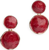 MYA-ACCESSORIES-|-Orecchini-pendenti-doppio-cerchio-marmorizzato