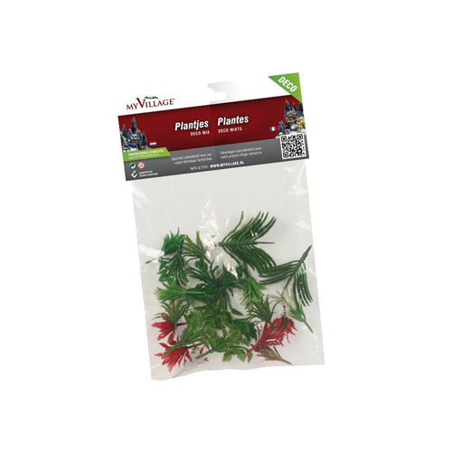 Mix cespugli per villaggi natalizi e presepi 24 pezzi