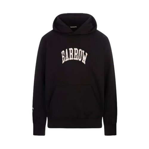 BARROW felpe con cappuccio unisex barrow - hoodie bw026 - nero da uomo