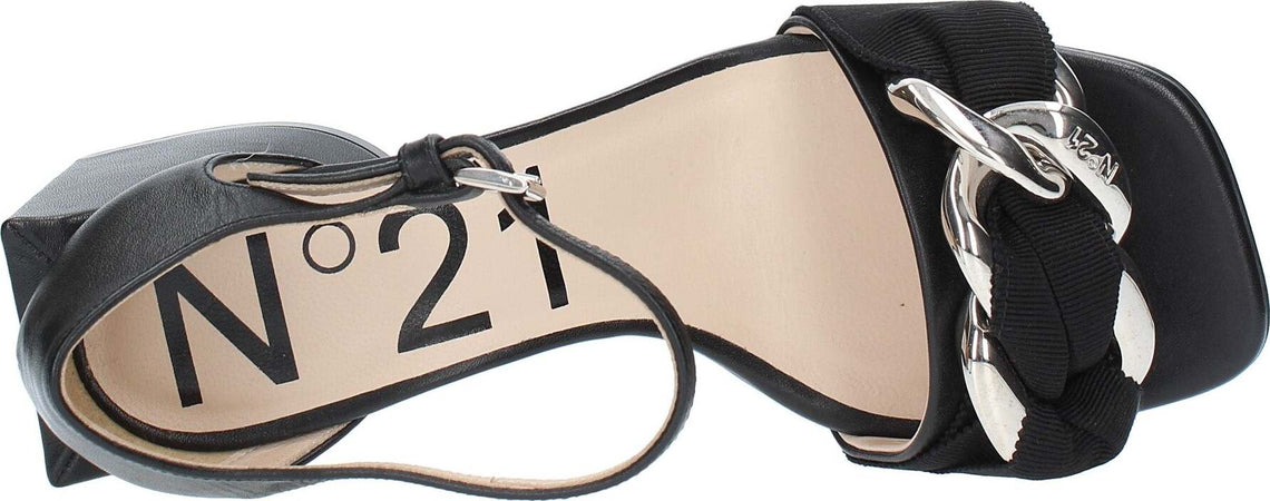 NÂ°21-Sandali-Nero-da-donna