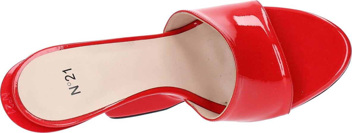 NÂ°21-Sandali-Rosso-da-donna