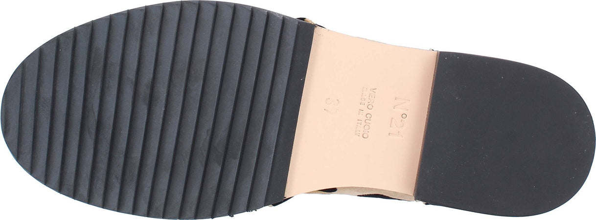 NÂ°21-Scarpe-basse-Marrone-da-donna