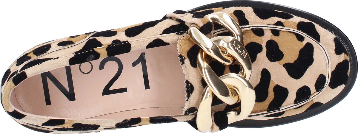 NÂ°21-Scarpe-basse-Marrone-da-donna