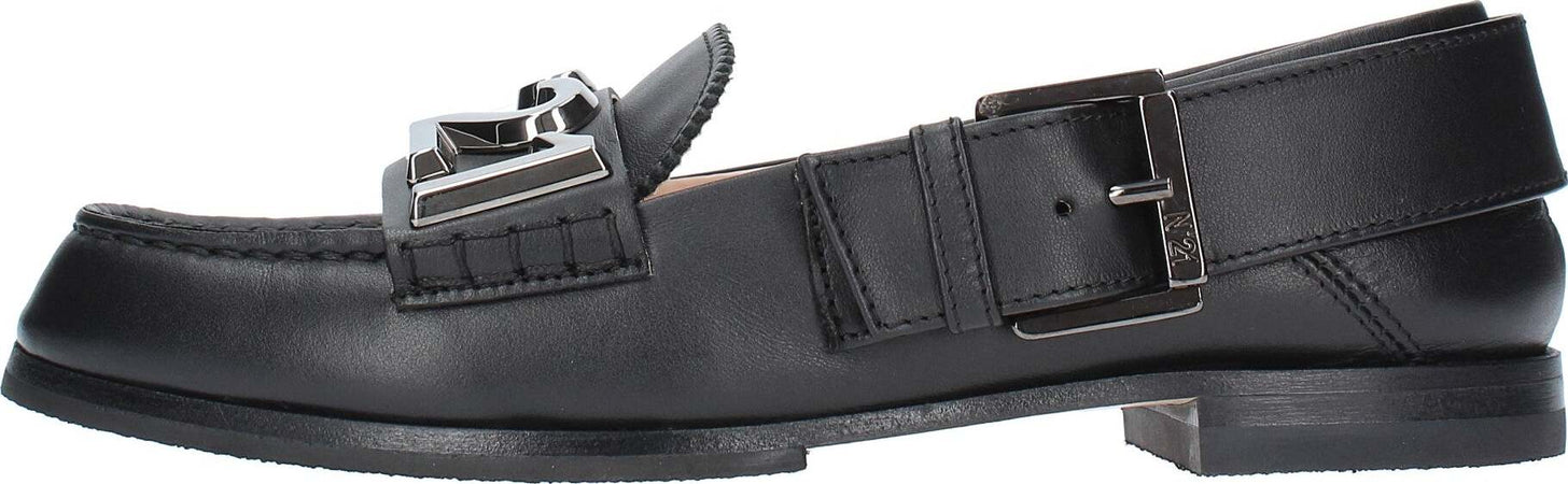 NÂ°21-Scarpe-basse-Nero-da-donna