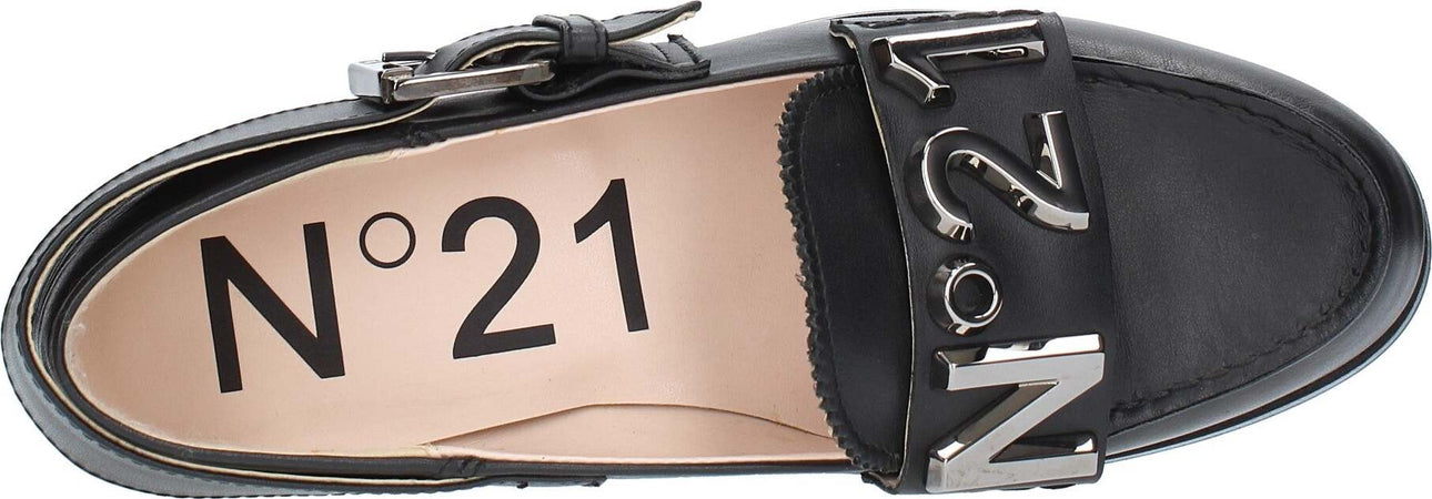 NÂ°21-Scarpe-basse-Nero-da-donna