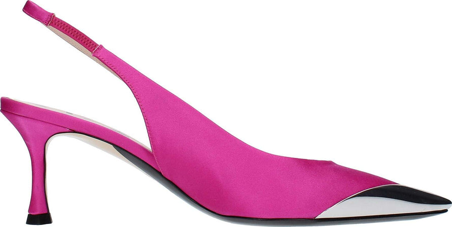 NÂ°21-Scarpe-con-Tacco-Fucsia-da-donna
