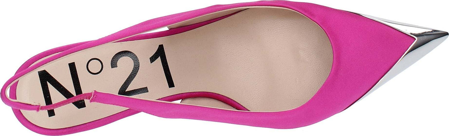 NÂ°21-Scarpe-con-Tacco-Fucsia-da-donna