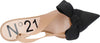 NÂ°21-Scarpe-con-Tacco-Marrone-nero-da-donna