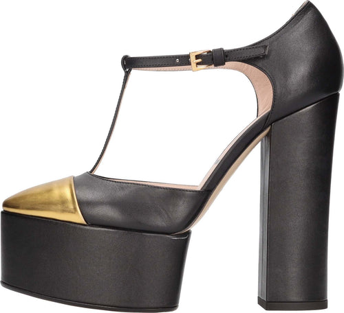 NÂ°21-Scarpe-con-Tacco-Nero-da-donna