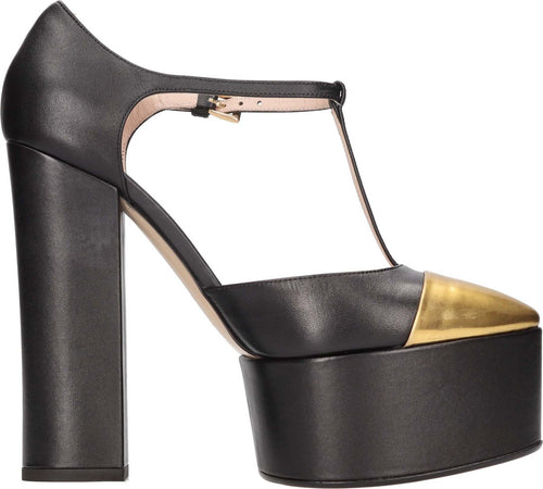 NÂ°21-Scarpe-con-Tacco-Nero-da-donna
