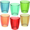 TOGNANA Set 6 bicchieri 310 cc Vetro Multicolor