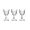 TOGNANA Set 3 calici traspar. cc 280 Diamante
